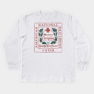 Christmas Seals 1908 Kids Long Sleeve T-Shirt